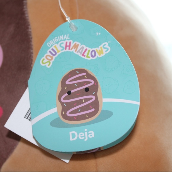 Squishmallows 14” Inch Deja the Donut Official Kellytoy Plush - Picture 3 of 4